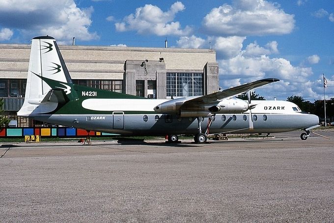 Msn:553  N4231  Ozark Air Lines  Del.date July 21,1967.
Photo BOB GARRARD.