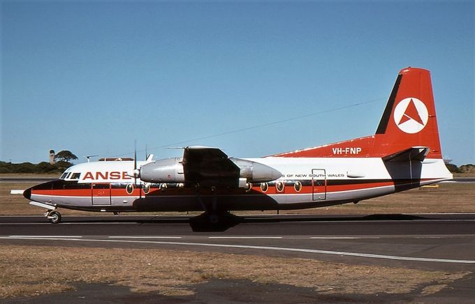 Msn:10305  VH-FNP  Ansett of New South Wales  Del.date August 24,1966.
Photo with permission from DAVID CARTER.