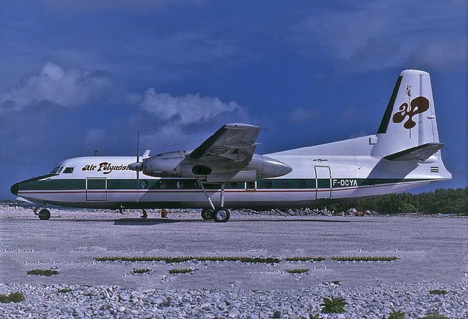 Msn:98  F-OCYA  Air Polynesie.ReRegd April 4,1974.
Photo CLINT GROVES.