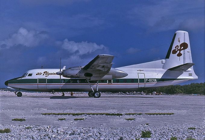 Msn:98  F-OCYA  Air Polynesie.ReRegd April 4,1974.
Photo CLINT GROVES.