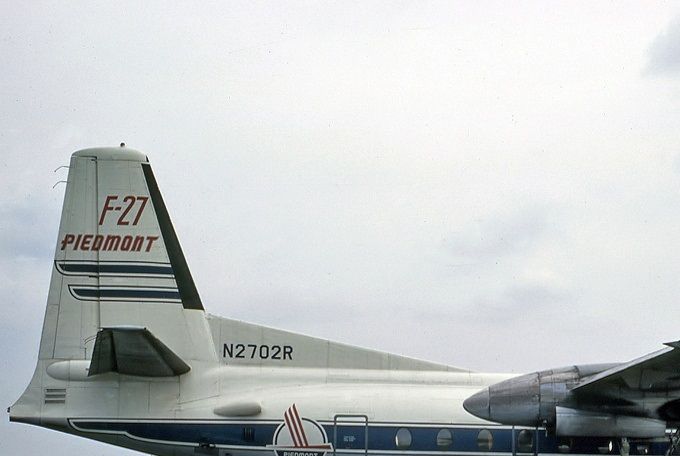 Msn:9 N2702R  Piedmont Airlines Del.date
Photo  with permission from DANIEL TANNER..
