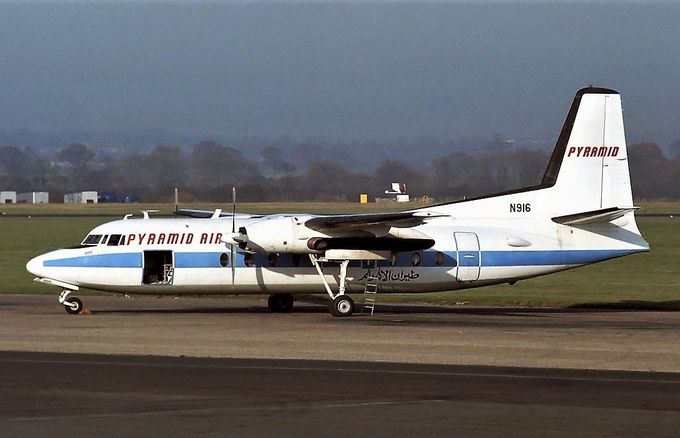 Msn:22  N916  Pyramid Airlines  Leased August 1,1981.
Photo DAVID OATES.