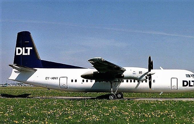 Msn:20154  OY-MMV  DLT  Leased April 1,1990.
Photo  PER SCHMIDT.