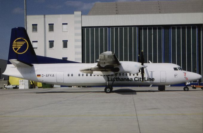 Msn:20104  D-AFKA  Lufthansa CityLine. Del.date March 1,1992.
Photo KRIJN OOSTLANDER COLLECTION.