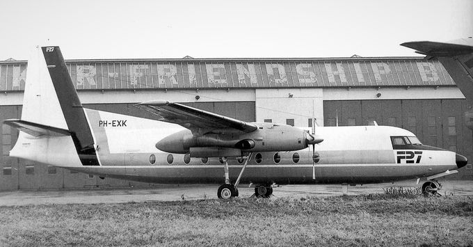 Msn:10608  PH-EXK  Fokker Demo Aircraft 1981.
Photo TON BEUGELSDIJK COLLECTION.