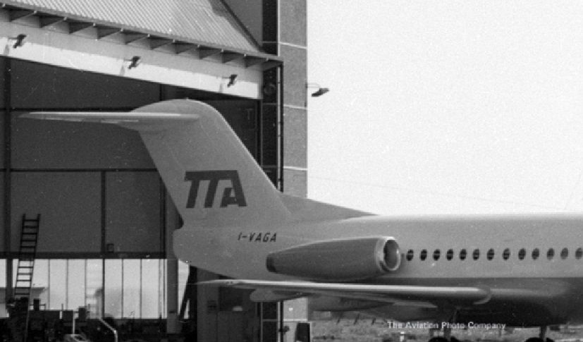 Msn:11032  I-VAGA  Tunisavia 1971.(NOT TAKEN UP)
Photo THOMAS BERG COLLECTION.