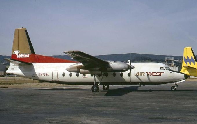 Msn:108  N759L  Air West  Del.date  
Photo BILLY WEST COLLECTION.
