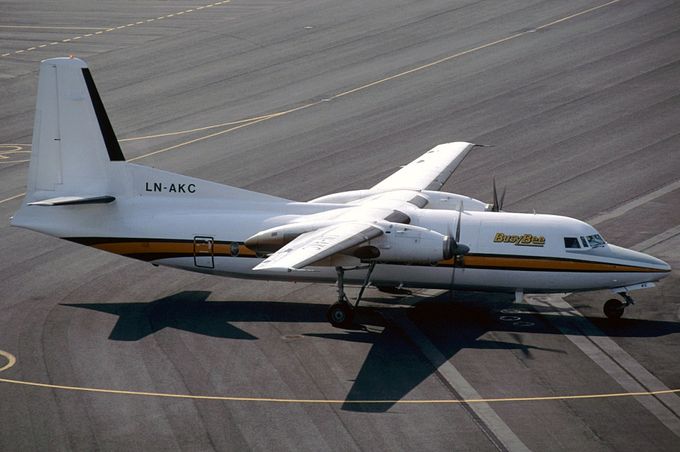 Msn:10674  LN-AKC  Busy Bee  Del.date April 17,1986.         Photo BALDVIN LUND COLLECTION.