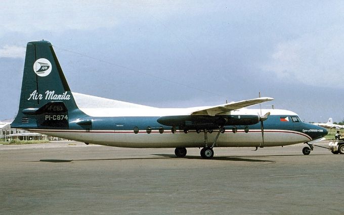 Msn:17  PI-C874  Air Manila  Del.date  March 4,1968.
Photo 