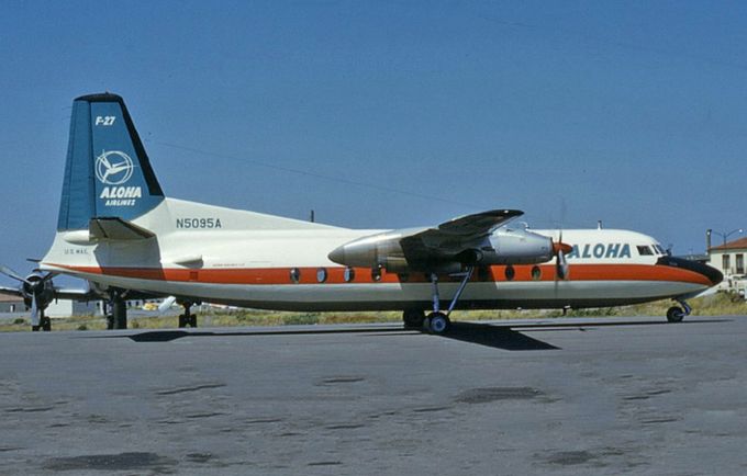 Msn:40 N5095A  Aloha Airlines.Del.date May 5,1959.
Photo CLINT GROVES Collection.