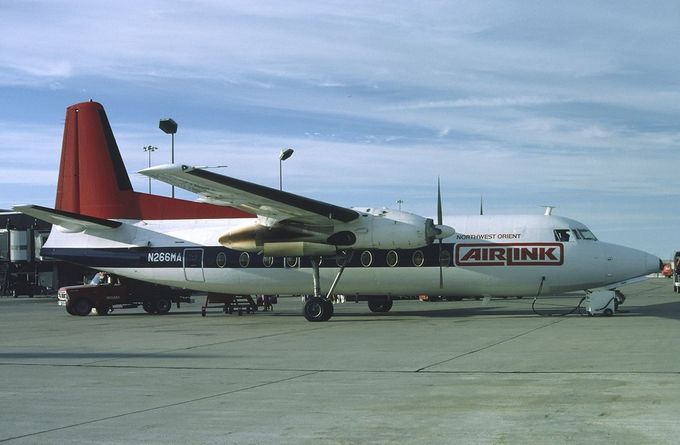 Msn:10324  N266MA  Northwest Orient Airlink  Del.date April 15,1984.
Photo with permission from RICHARD VANDERVOLD.