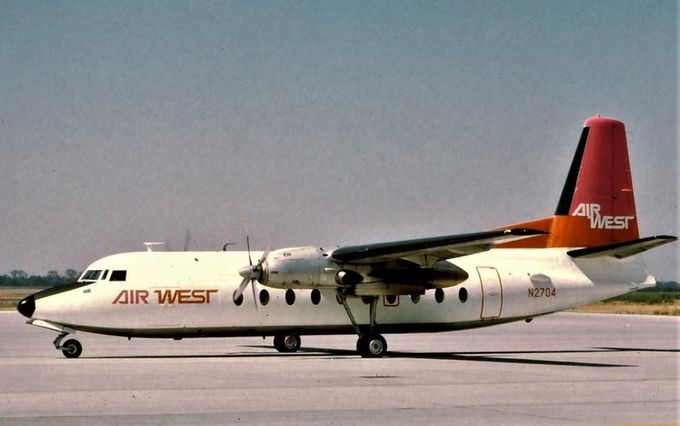 Msn:7 N2704  Air West  Del.date  April 1,1968.
Photo 