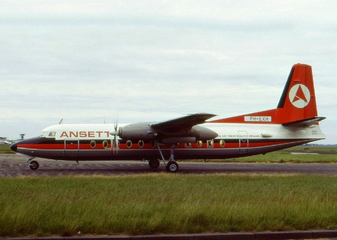 Msn:10558  PH-EXH  Ansett NSW  Del.date June 29,1977.
Photo with permission from RON MAK.