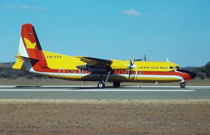 Msn:10558  VH-FCE  Air New South Wales. Del.date June 2,1981
Photo with permission from DAVID TANNER.