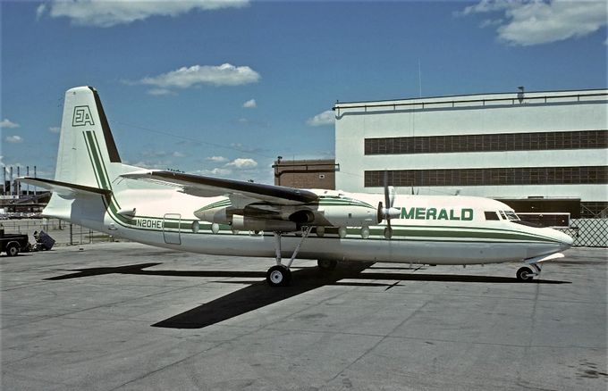 Msn:45  N20HE  Emerald Airlines Leased  July 1,1979.
Photo JACQUES GUILLEM  COLLECTION.