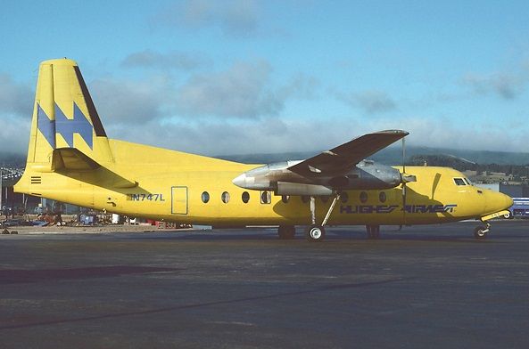 Msn:38  N747L  Hughes Airwest 1970.
Photo MEL LAWRENCE Collection.