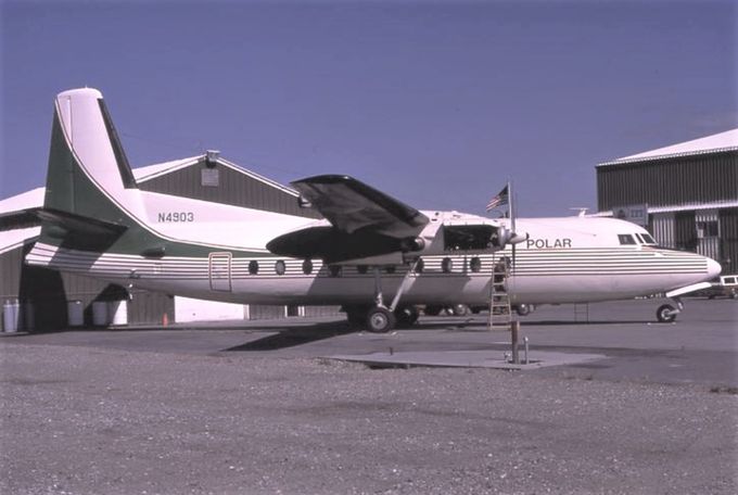 Msn:15  N4903  Polar International Airlines  January 1,1987.
Photo  KRIJN OOSTLANDER COLLECTION.
