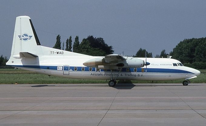 Msn:10233  TT-WAD  Air Tchad  Leased from  30 5-92- 29 6-92.
Photo  with permission from DANNY GREW.