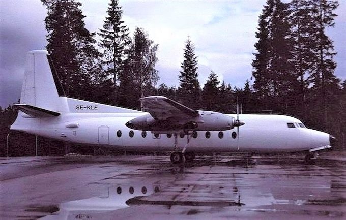 Msn:42  SE-KLE  B.Air Charter Leased Januany 14,1990.
Photo via Airlinehobby.com.
