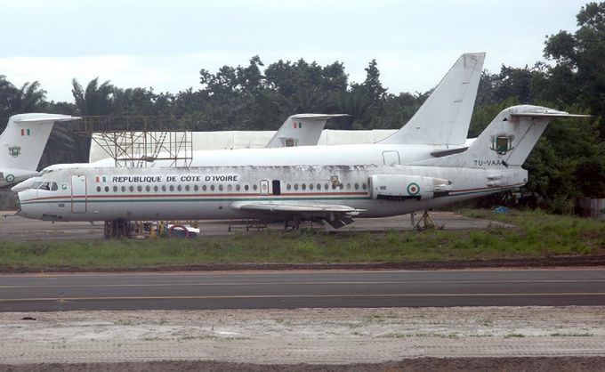 Msn:11245  TU-VAA  Ivoire  Goverment  Del.date  November 2.1989.
Photo  BILL WHITE COLLECTION.