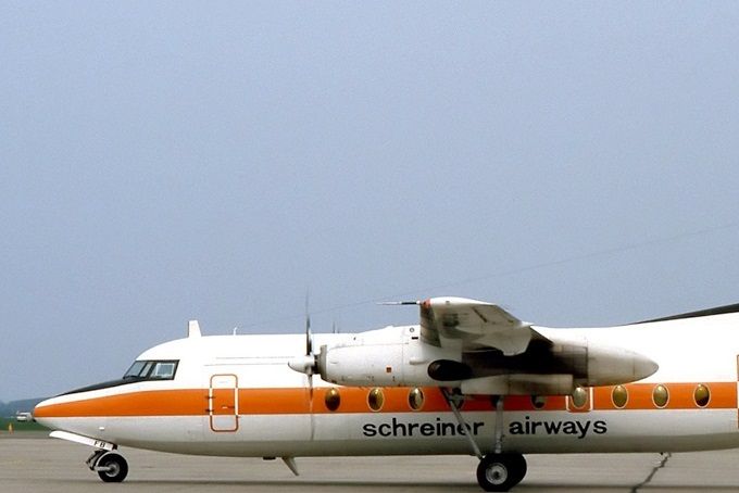Msn:10295 PH-SFB Schreiner Airways /CityAir Del.date September 1,1986.
Photo MAARTEN VISSER SR