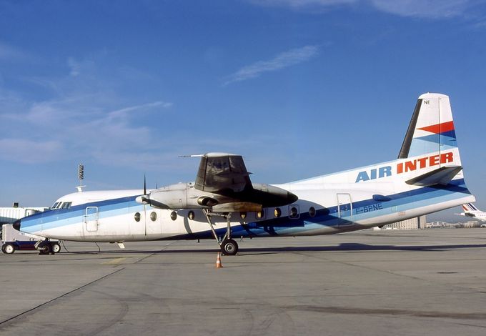 Msn:10375  F-BPNE  Air Inter  Del.date  October 29,1968.(New colors)
Photo  