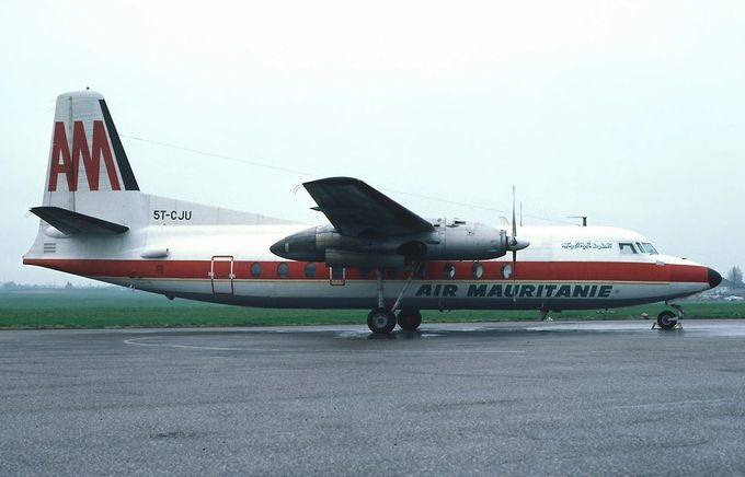 Msn:65  5T-CJU  Air Mauritanie  Del.date  June 26,1974.
Photo  RICHARD VANDERVORD.