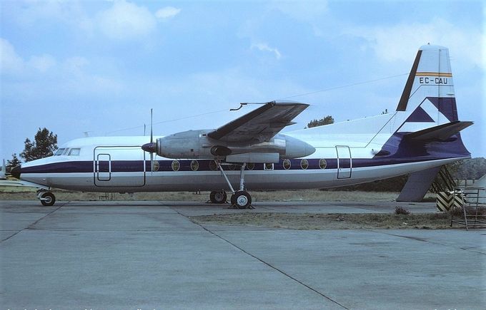 Msn:10396  EC-CAU  Aviaco SA  Lsd  August 1,1972.
Photo  with permission from DIETRICH EGGERT.