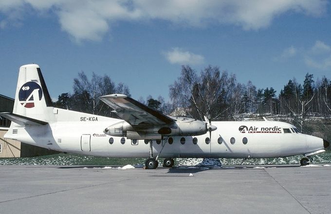 Msn:529  SE-KGA  Air Nordic  Leased  November 4,1994.
Photo OLA CARLSSON.