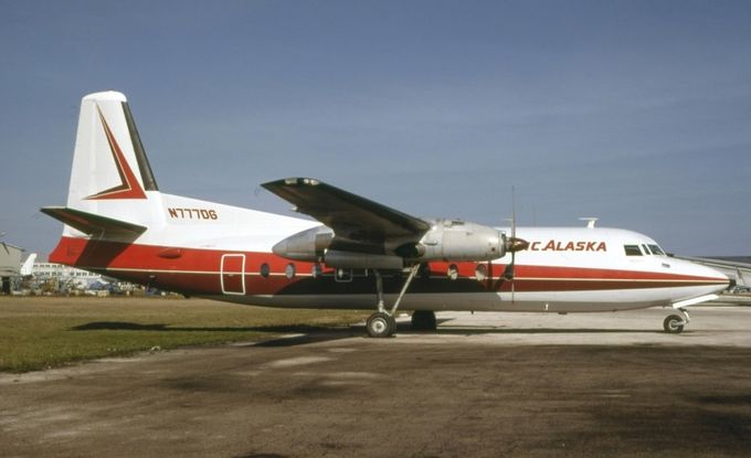 Msn:13 N777DG  Pacific Alaska Airlines. Del date November 30,1977.
Photo KRIJN OOSTLANDER Collection.