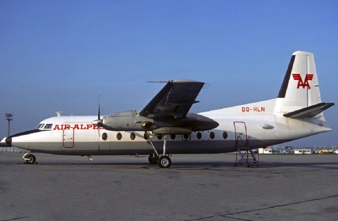 Msn:10342 OO-HLN  Air Alpes  Leased May 1,1976.
Photo wth permission from CRISTIAN VOLPATI