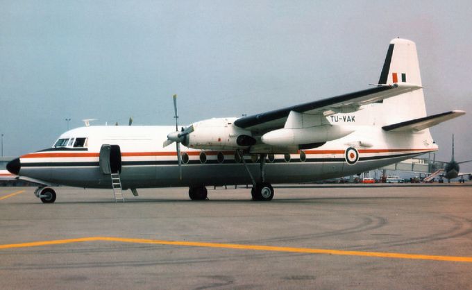 Msn:10469  TU-VAK  Ivory Coast Air Force. Del.date November 1,1971.
Photo KRIJN OOSTLANDER COLLECTION.