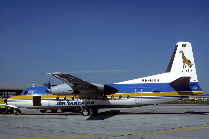Msn:10212  5H-MRH  Air Tanzania  ReRegd. October 20,1978.
Photo  JOHAN VAN DER GROOT COLLECTIOIN.