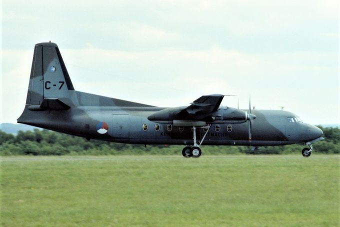Msn:10157 C-7 Royal Netherlands Air Force.(Short nose)
Photo MICK BALJAR COLLECTION.