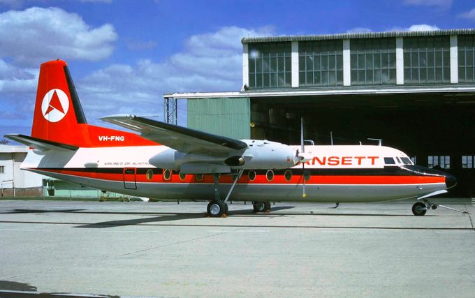Msn:10170  VH-FNG  Airlines of Australia  Del.date December 1,1970.
Photo with permission from NIGEL DAW.
