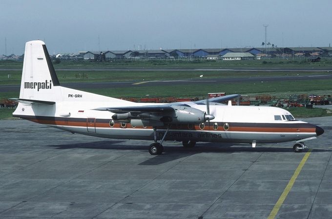 Msn:10625  PK-GRH  Merpati Nusantara Airlines  Del.date  February 10,1982.
Photo with permission from RICHARD VANDERVORD.