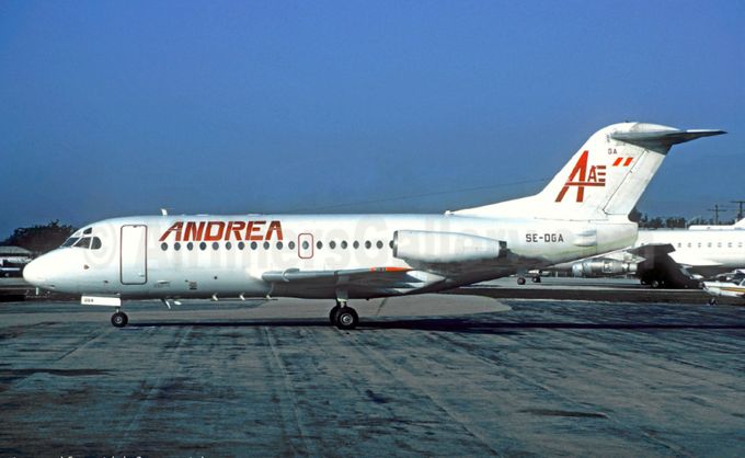 Msn:11067  SE-DGA Andrea Airlines Leased January 1,1991.
Photo RALF LARSSON.