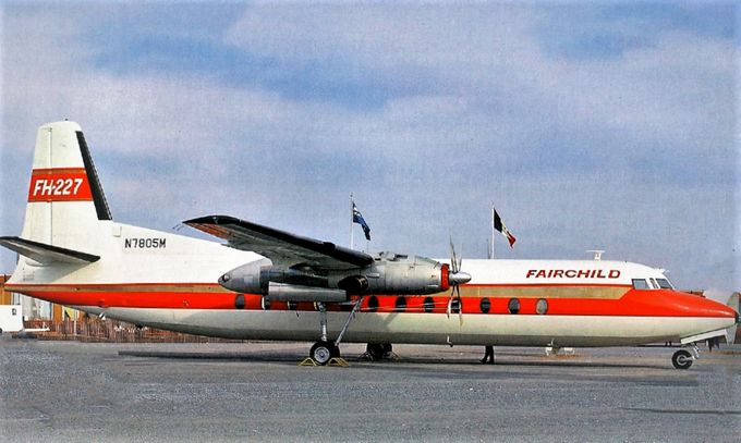 Msn:511  N7805M  Fairchild-Hiller  Regd October 26,1967.
Photo  