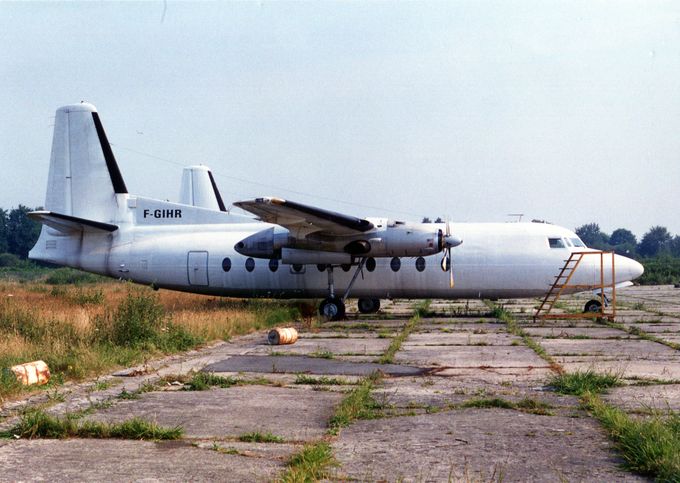 Msn:117  F-GIHR  Ex Uni-Air  Wfu  1993  at Dinard.
Photo KRIJN OOSTLANDER.