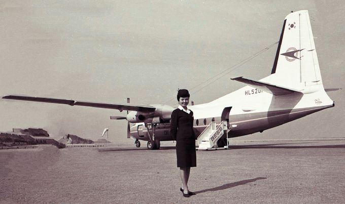 Msn: HL-5201  Korean Air Lines  1964.
Photo N SUZUKI.