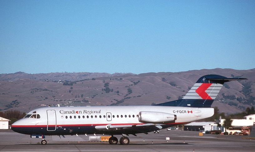 Msn:11036  C-FQCR  Canadian Regional Airlines  Del.date  August 1,1997.
Photo  BILL HOUGH. (San Jose Int.Airport  January 1,1999.)