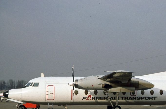 Msn:10295  HB-ITQ  Farner Air Transport  Del.date November 5,1990.
Photo  DANNY GREW.(January 4,1993)