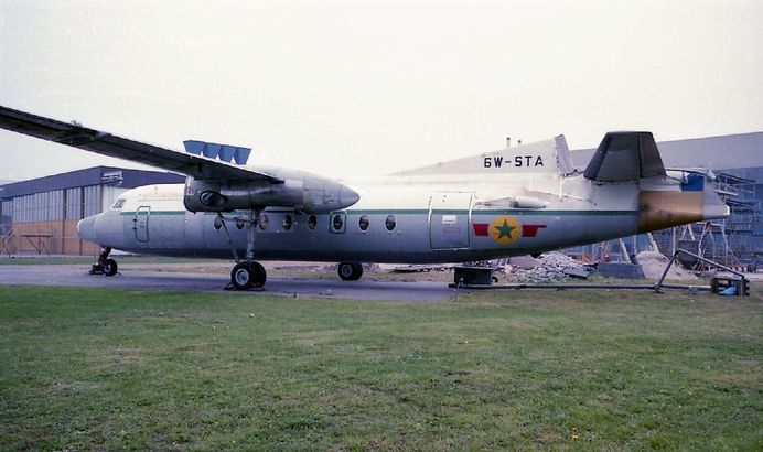 Msn:10564  6W-STA  Senegal Air Force  Del.date  November 27,1977.
Photo KRIJN OOSTLANDER. (Photo date April 5,1990)