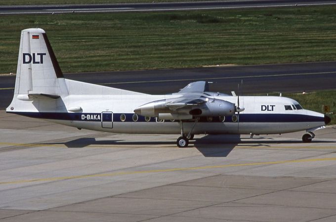 Msn:10198 D-BAKA DLT. Wet Leased April 14,1987.
Photo with permissiom from DANNY GREW. Photo date  July 14,1988.
