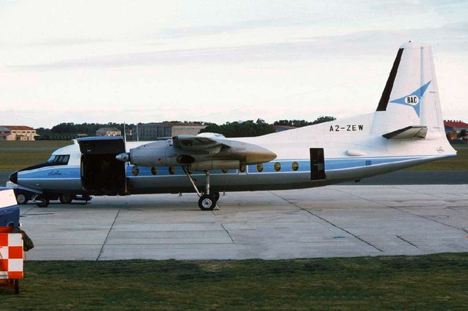 Msn:10333  A2-ZEW  Botswana Air Charter 1969.
Photo KJELL O GRUNLUND COLLECTION.
