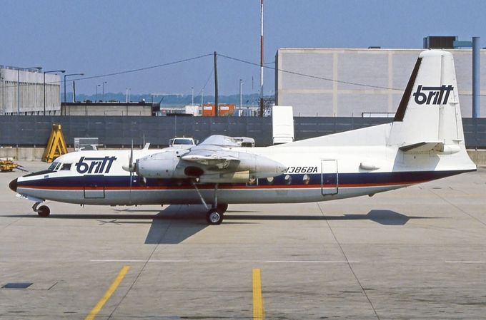 Msn:22 N386BA  Britt Airways.1985.
Photo with permission from DANNY GREW. Photo date May 17,1987.