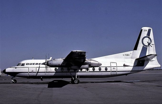 Msn:11 C-FQBA  Quebecair  1973.
Photo 