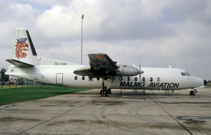 Msn:564  SE-KGB  Malmo Aviation Leased November 10,1992.
Photo 