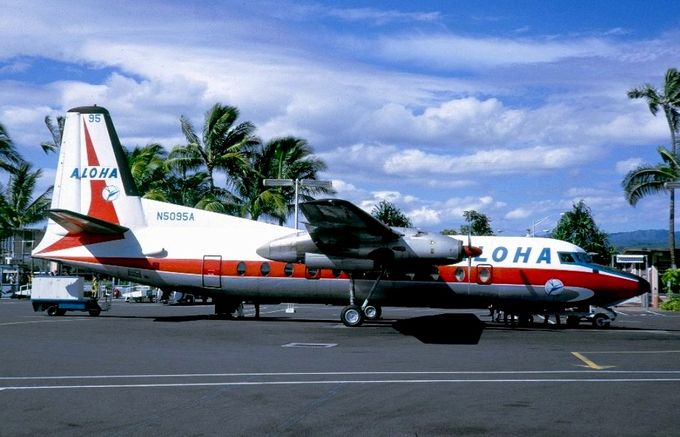 Msn:40 N5095A  Aloha Airlines.1959
Photo JACQUES GUILLEM Collection.