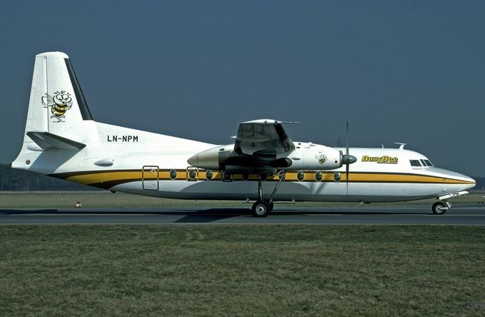 Msn:10287  LN-NPM  Busy Bee  Del.date August 20,1981.
Photo  MICHAEL ROESTER.  Photo date 